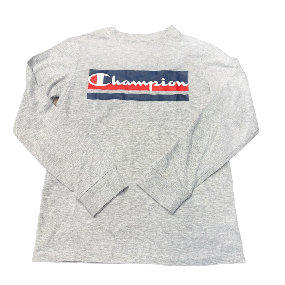 Champion Gray Athletic T-Shirt long sleeve